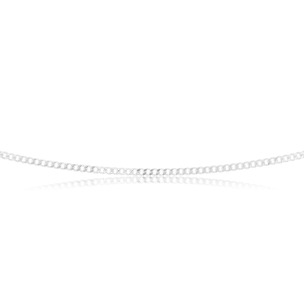 Sterling Silver 60 Gauge Curb Chain 45cm - Image 2