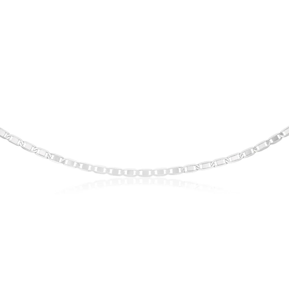 Sterling Silver Anchor 120 Gauge 55cm Chain - Image 2