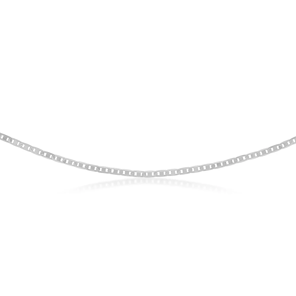 Sterling Silver Anchor 50 Gauge 45cm Chain - Image 2
