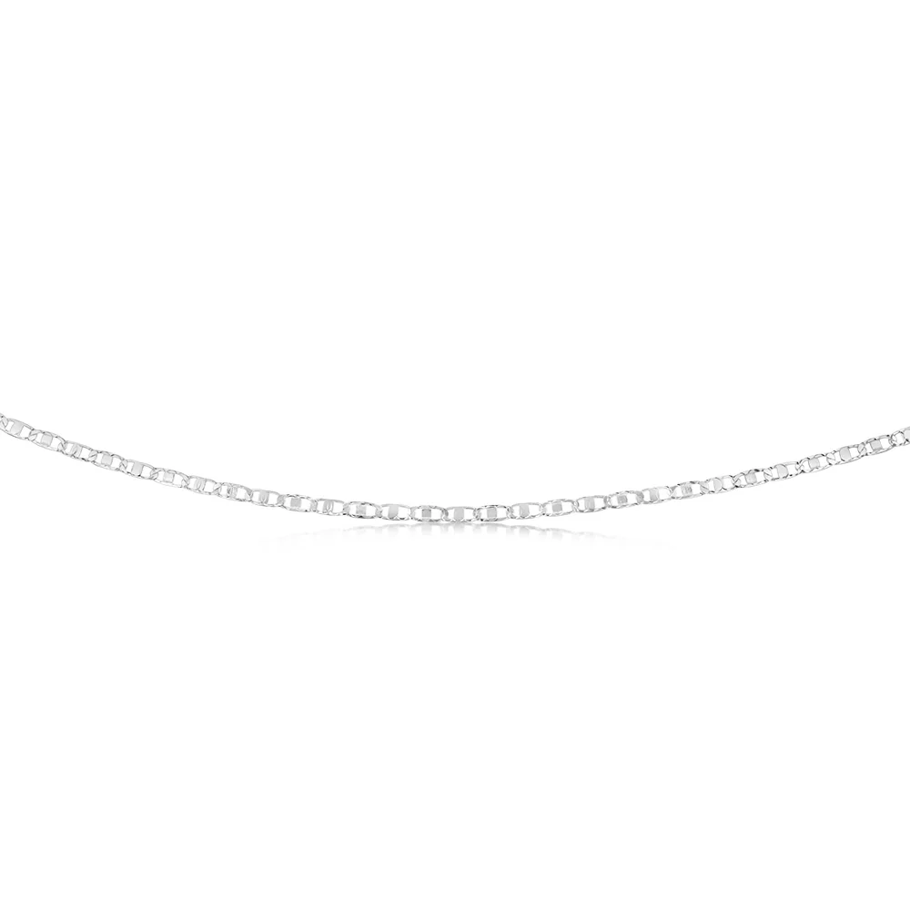Sterling Silver Anchor 50 Gauge 45cm Chain - Image 2