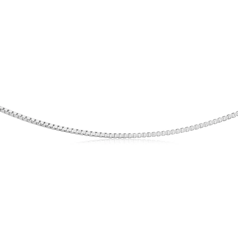 Sterling Silver Box 44cm Chain - Image 2
