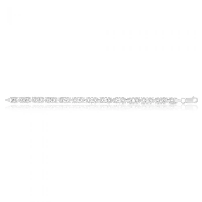 Sterling Silver Byzantine Bracelet - Image 2