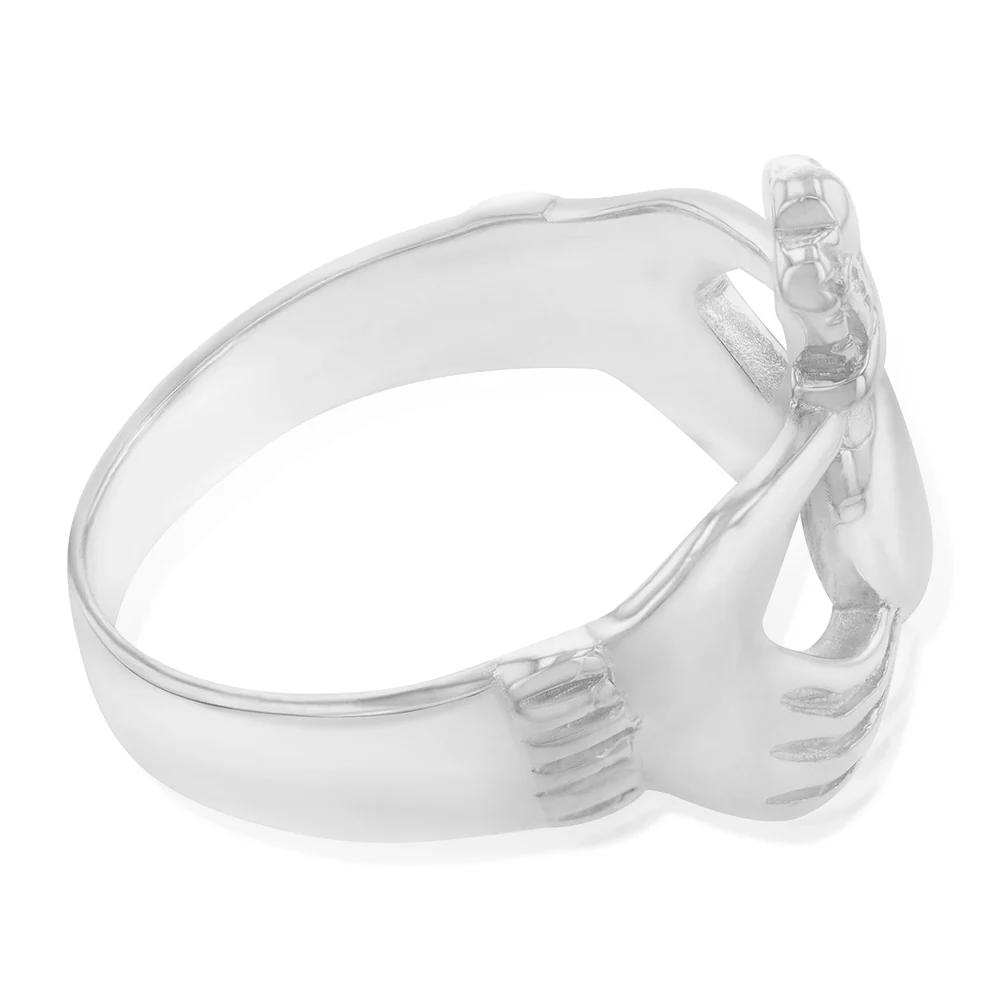 Sterling Silver Claddagh Mens Rings - Image 2