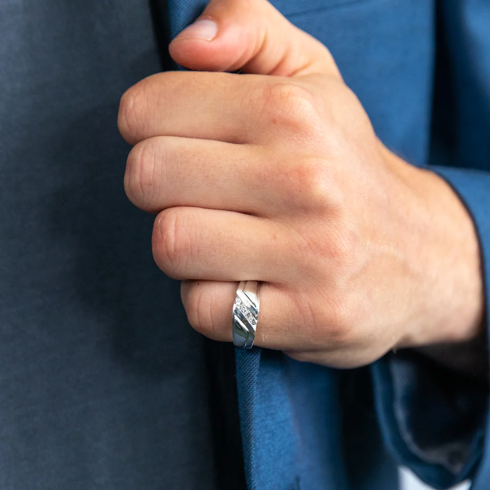Sterling Silver Cubic Zirconia Fancy Ring - Image 3