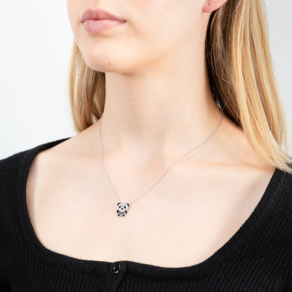 Sterling Silver Cubic Zirconia Pendant With 42cm Chain - Image 2