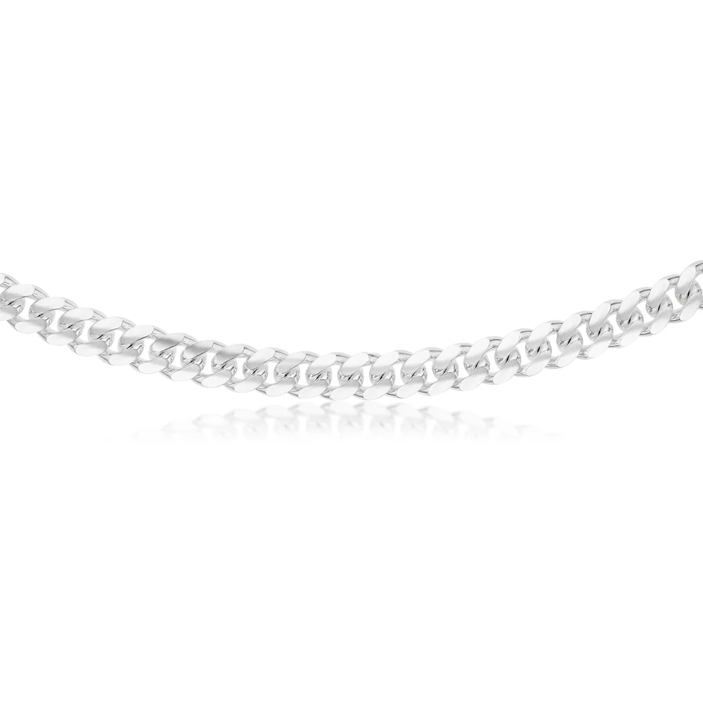 Sterling Silver Curb 280 Gauge 55cm Chain - Image 2