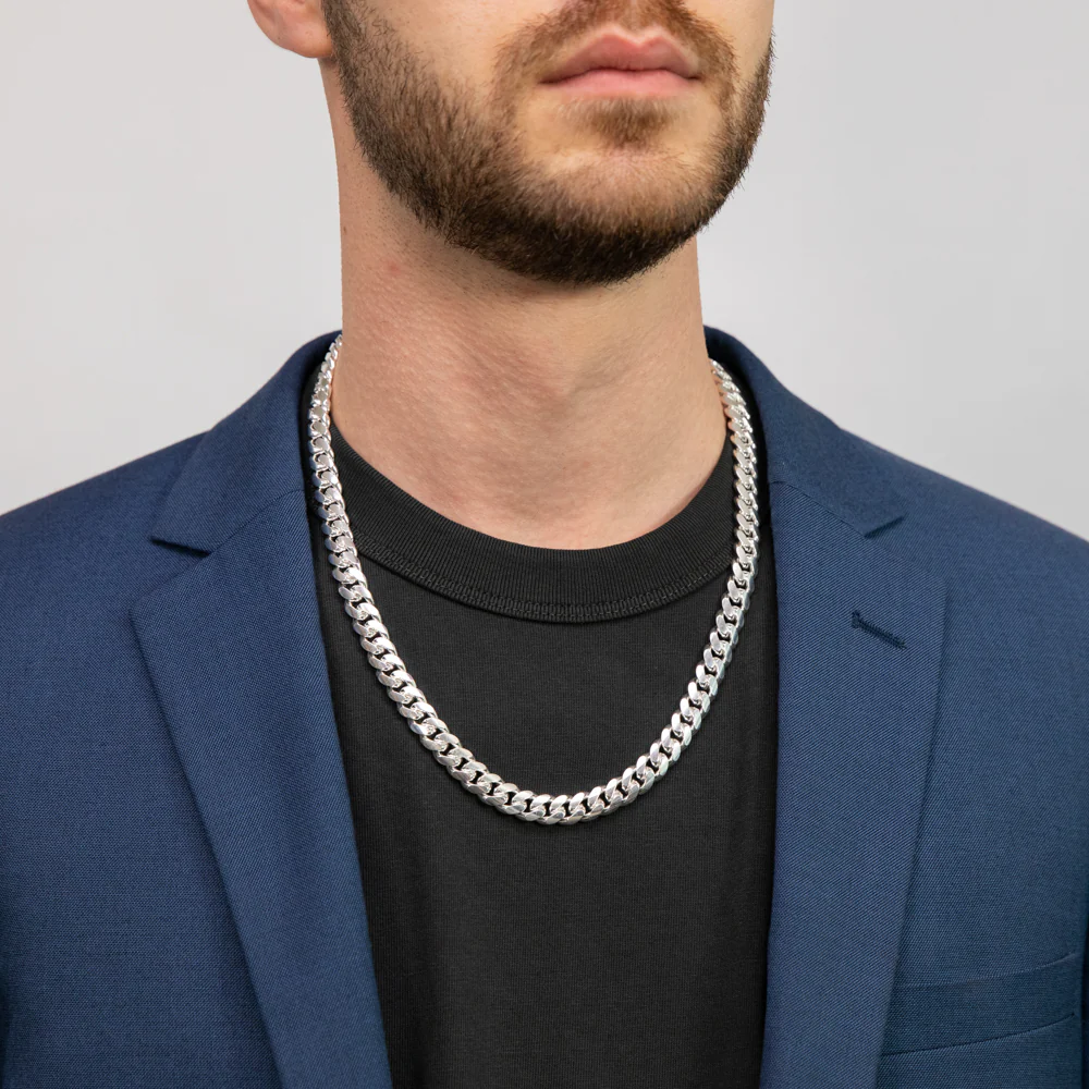 Sterling Silver Curb 280 Gauge 55cm Chain - Image 3