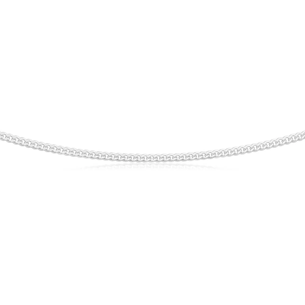 Sterling Silver Curb 80 Gauge 70cm Chain - Image 2