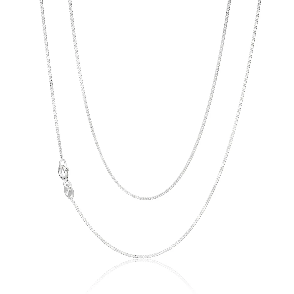 Sterling Silver Curb Chain 30 gauge 45cm - Image 2