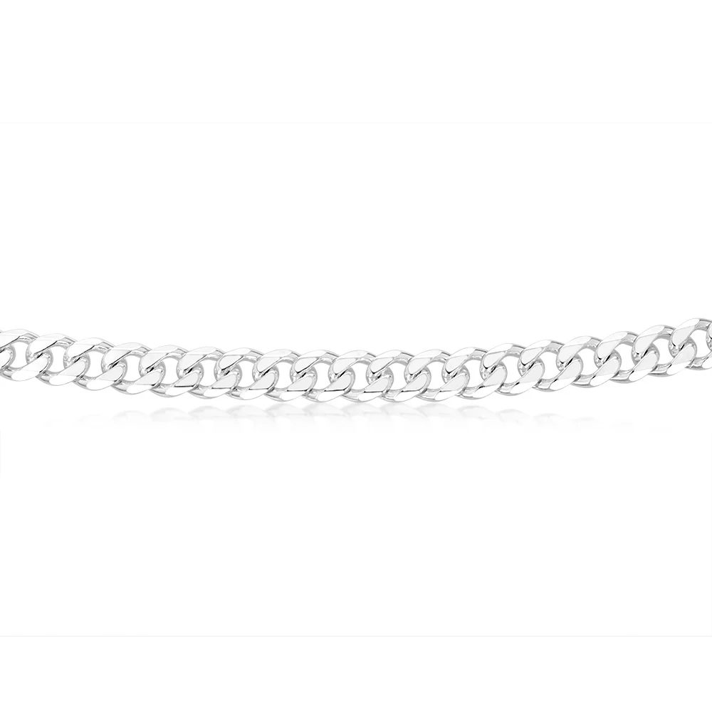 Sterling Silver Curb Heavy 200 Gauge 50cm Chain - Image 3