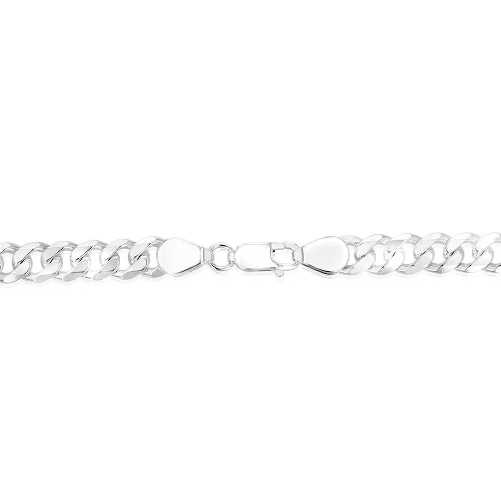 Sterling Silver Curb Heavy 200 Gauge 50cm Chain - Image 4