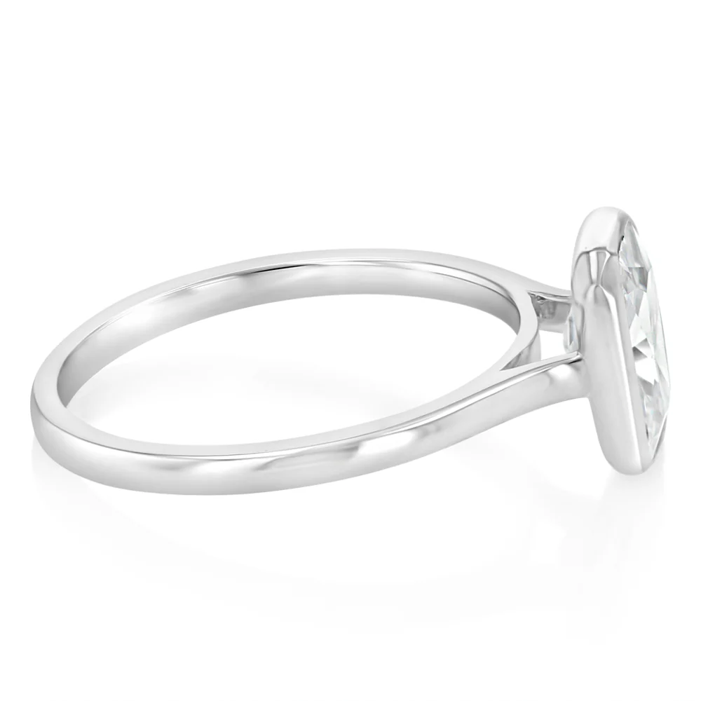 Sterling Silver CZ Cushion Cut Ring - Image 2