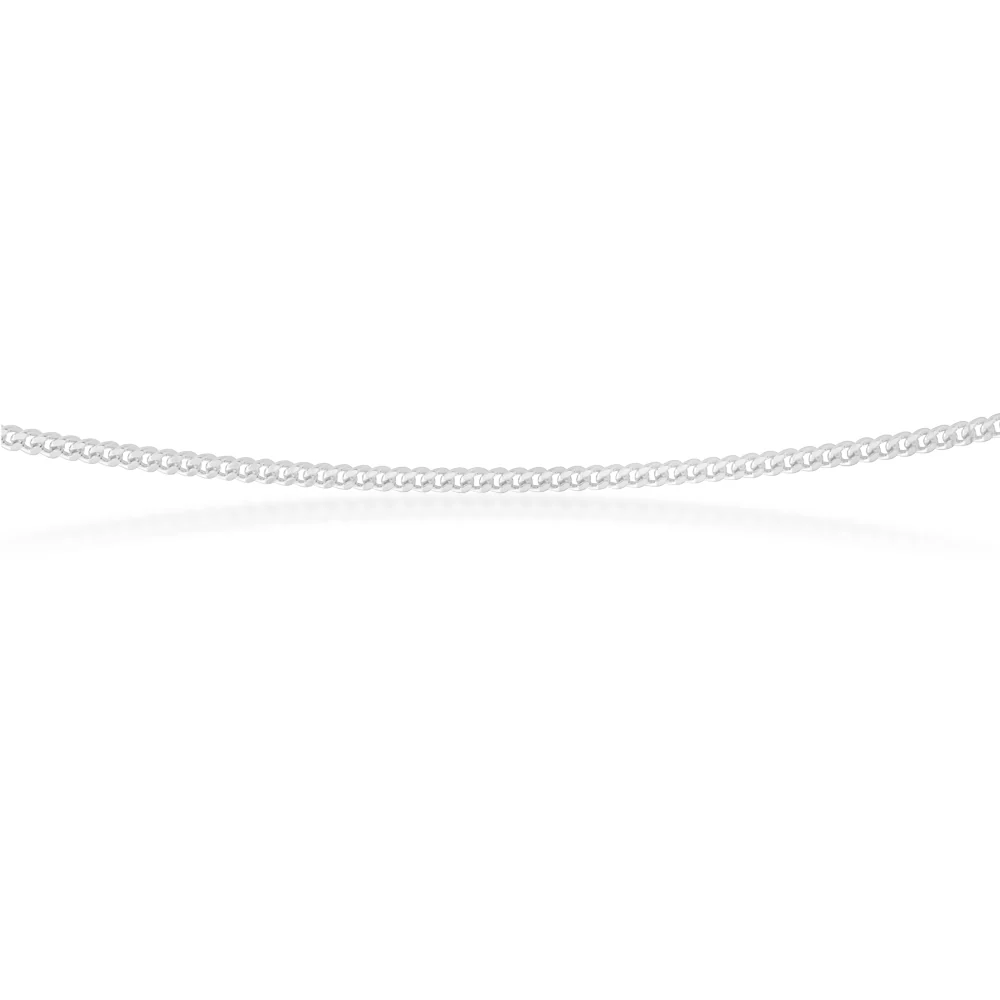 Sterling Silver Diamond Cut 70cm Curb Chain - Image 2