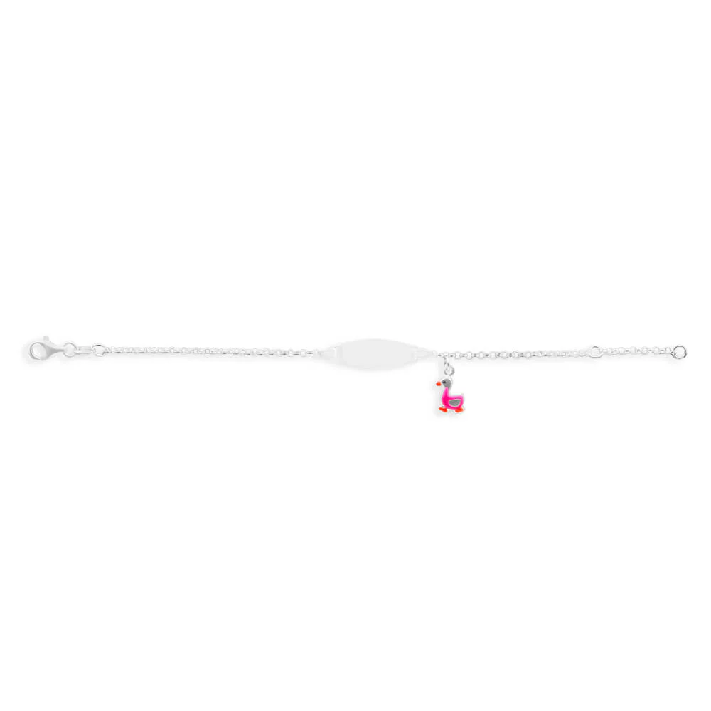Sterling Silver Duck Drop Baby Bracelet - Image 2