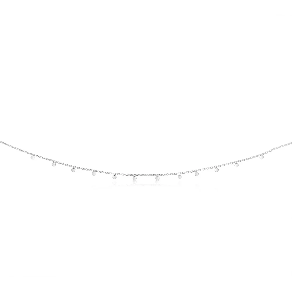 Sterling Silver Fancy 40cm Choker Chain - Image 2