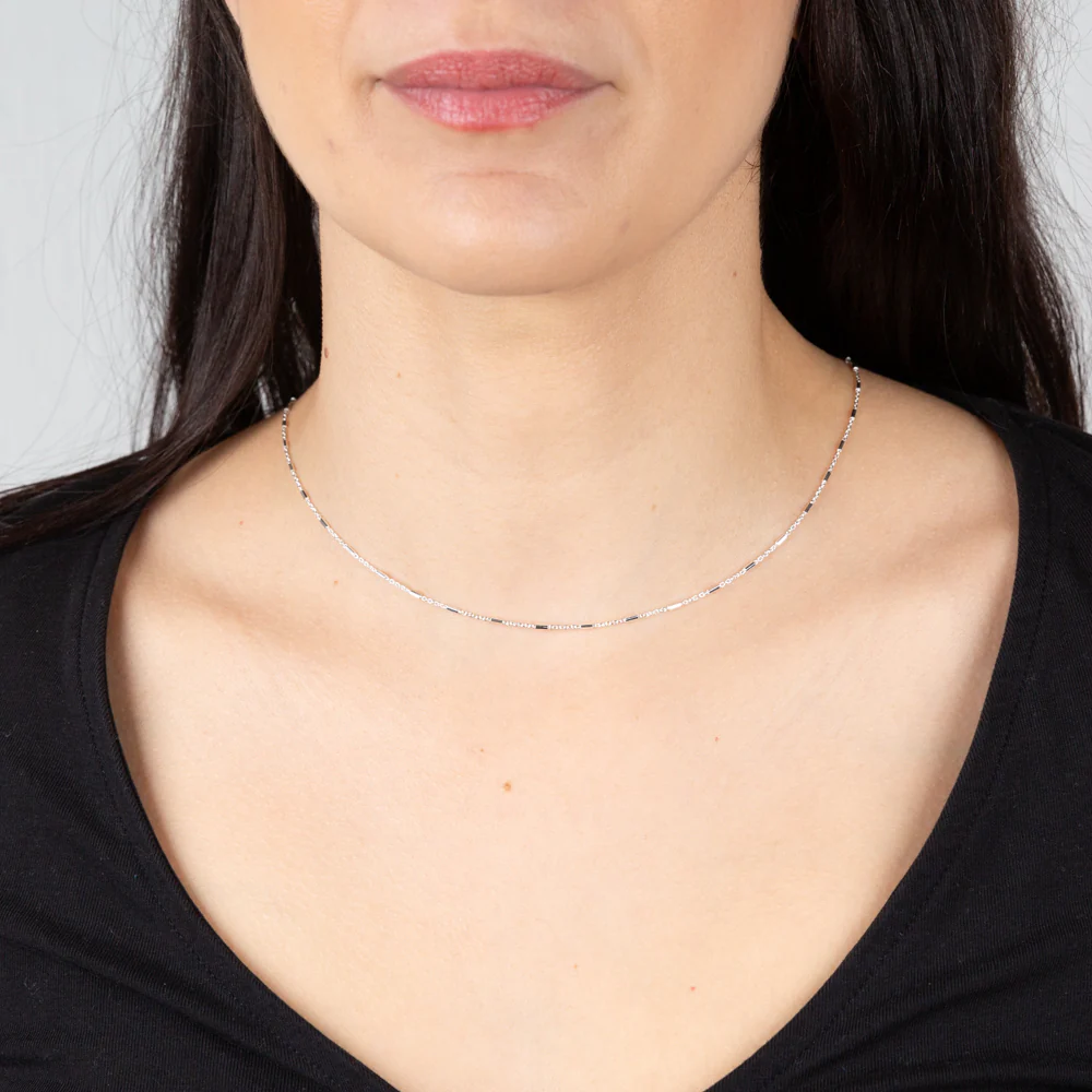 Sterling Silver Fancy 45cm Chain - Image 3
