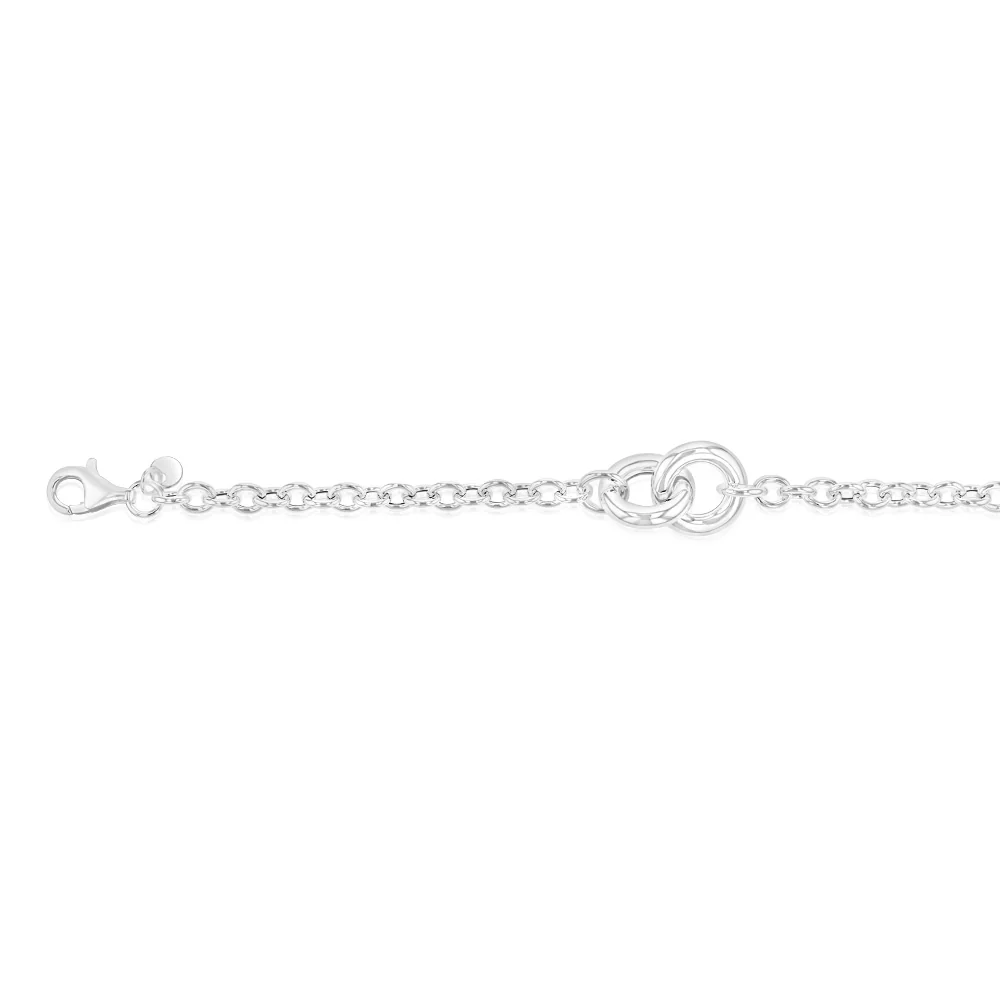 Sterling Silver Fancy Belcher 20cm Bracelet - Image 2