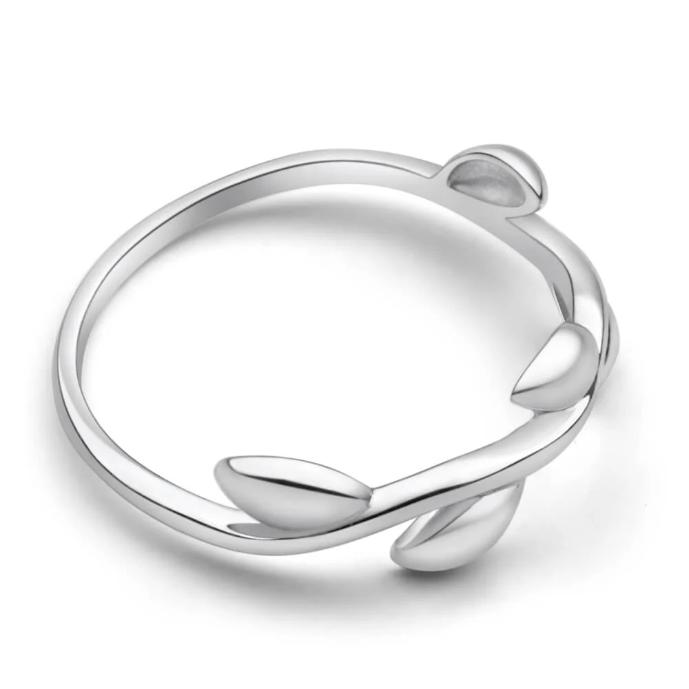 Sterling Silver Fancy Leaf Branch Ring - Image 2