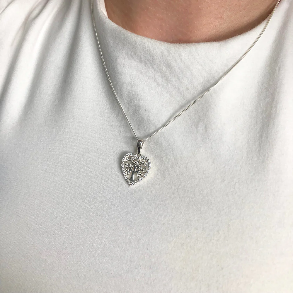 Sterling Silver Fancy Tree of Life Pendant - Image 2
