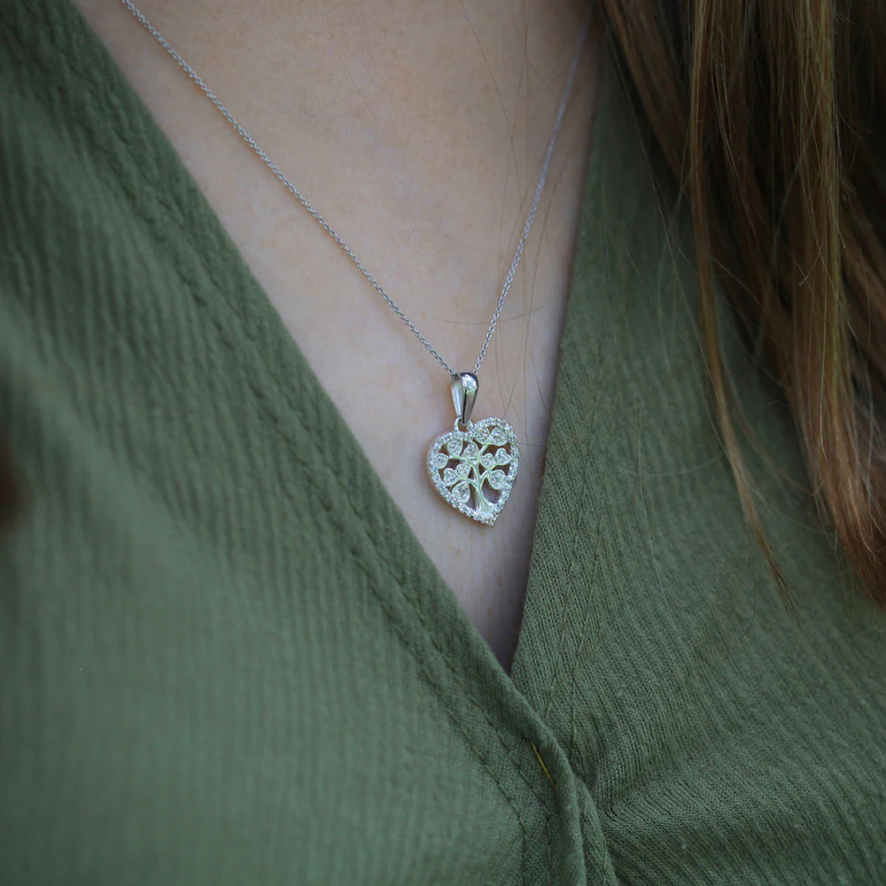 Sterling Silver Fancy Tree of Life Pendant - Image 3