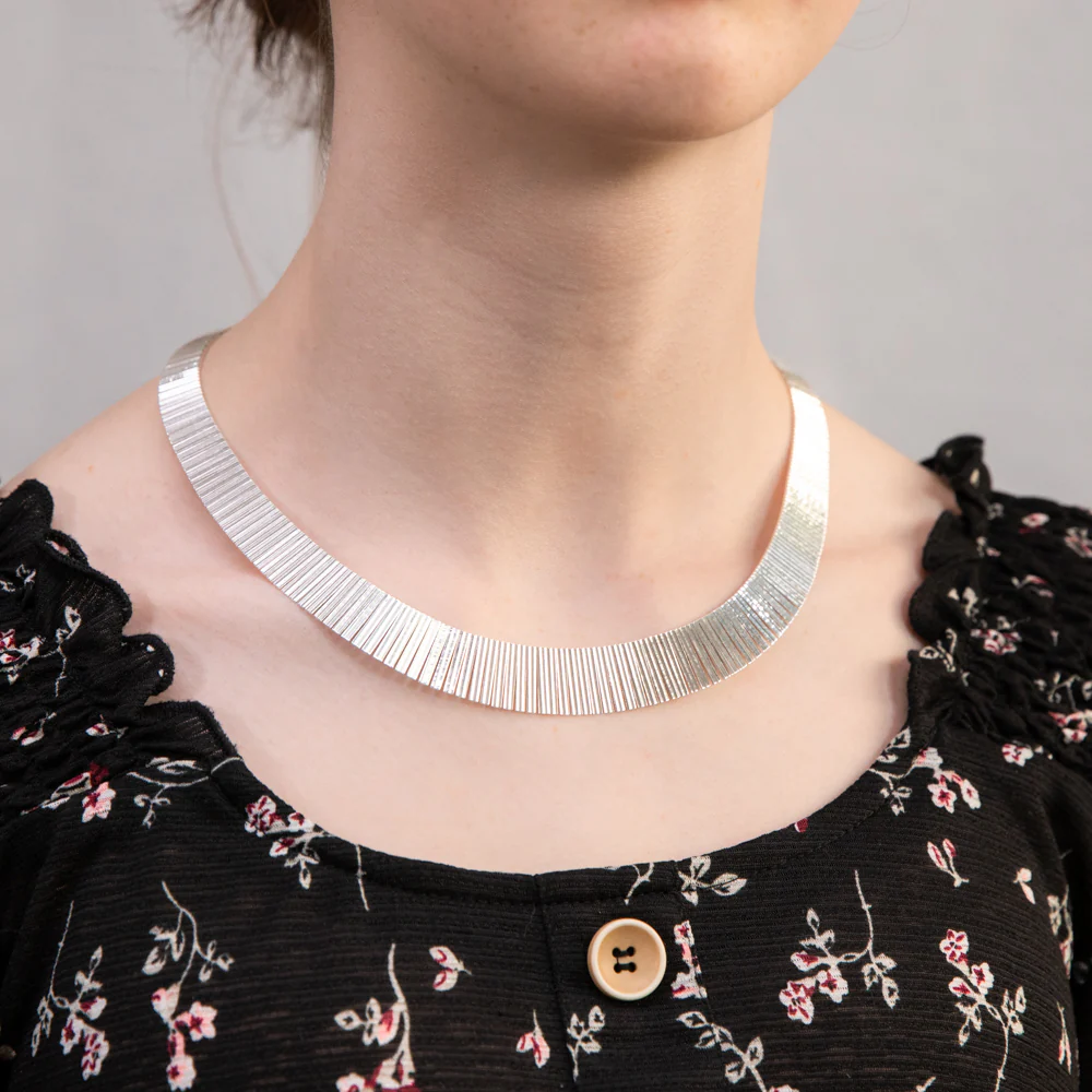 Sterling Silver Fancy XL Cleopatra 43cm Chain - Image 3