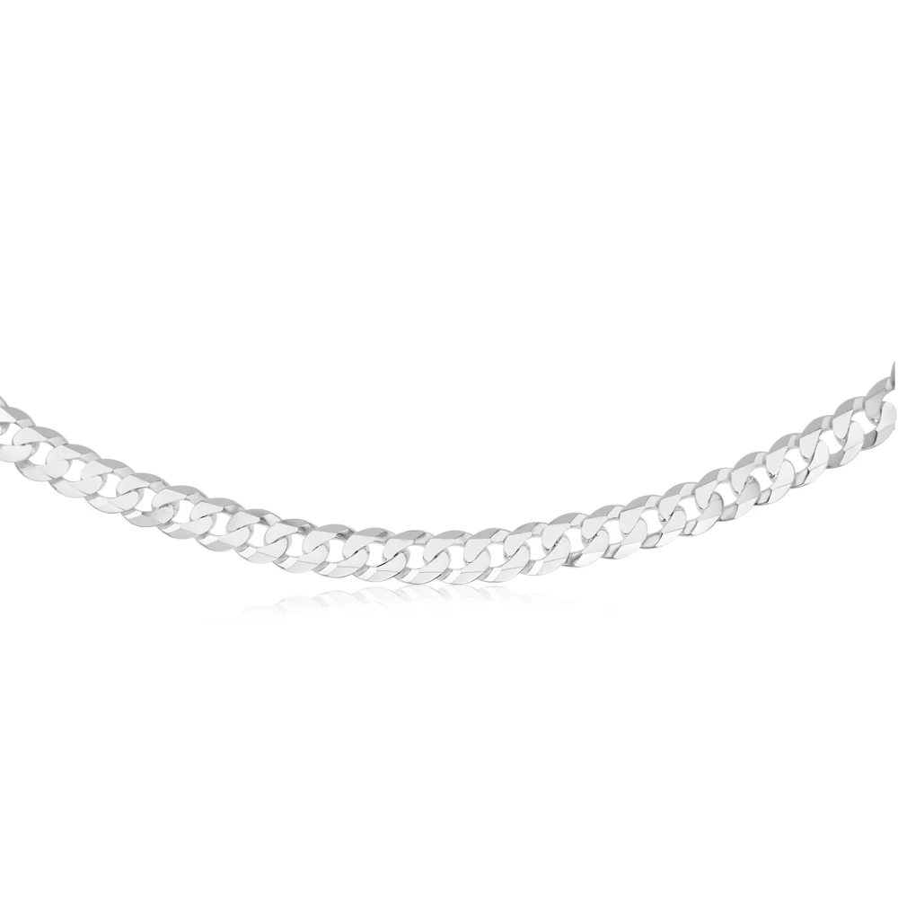Sterling Silver Flat 300 Gauge 50cm Chain - Image 2