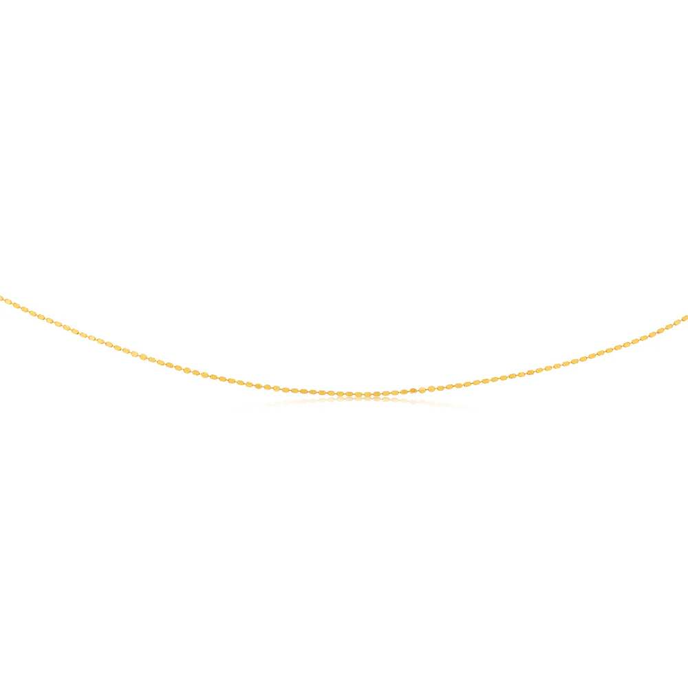 Sterling Silver Gold Plated 45cm Chain - Image 2