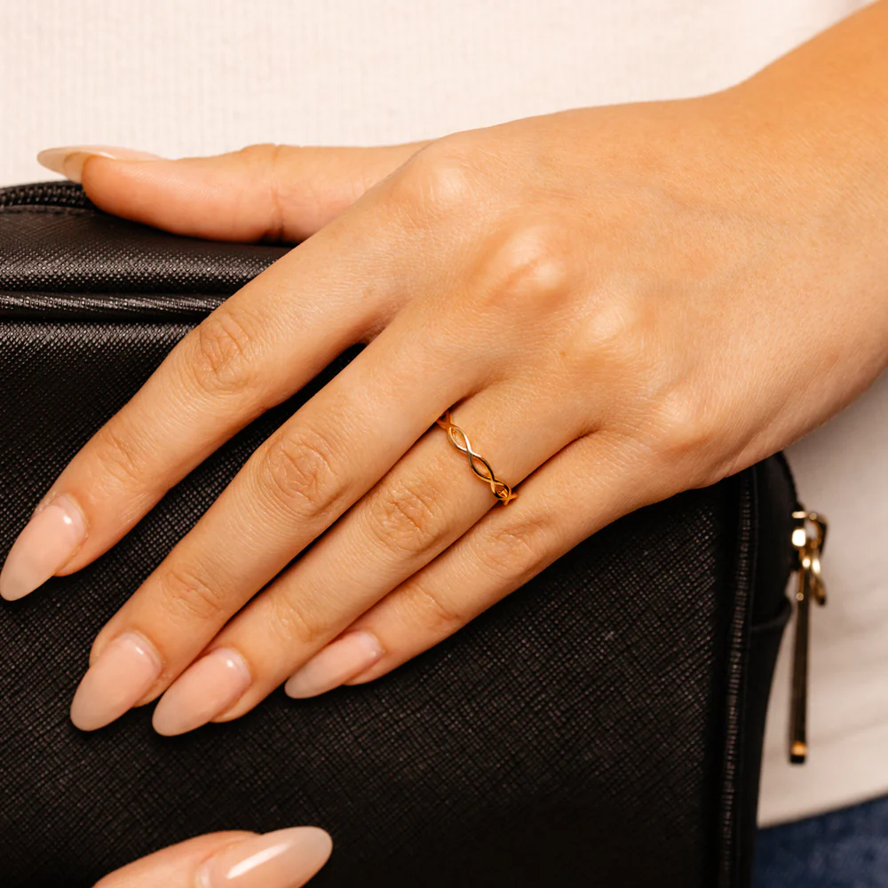 Sterling Silver Gold Plated Fancy Ring - Image 3