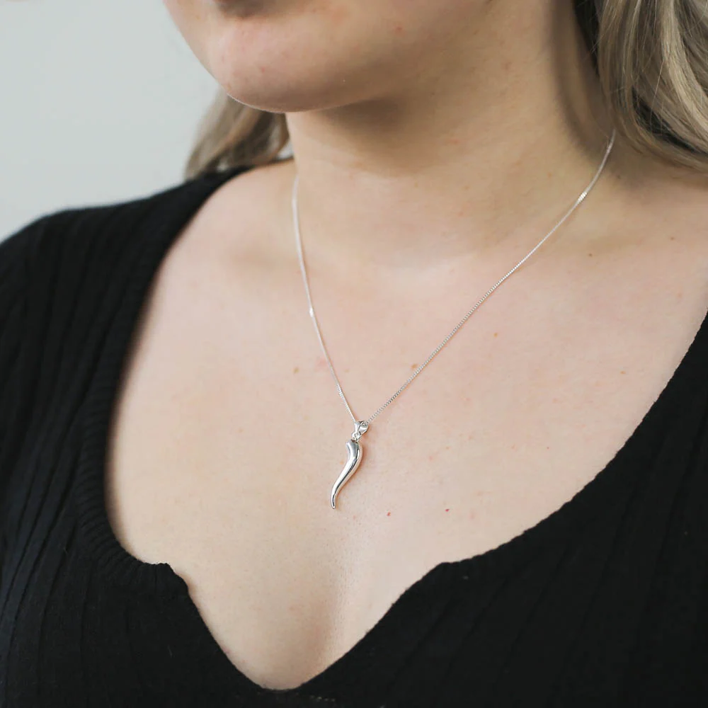Sterling Silver Horn of Plenty Pendant - Image 2