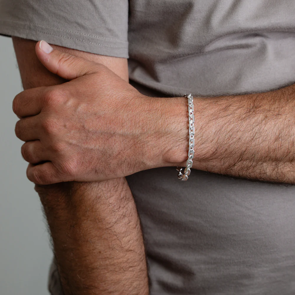 Sterling Silver Link Chain Bracelet - Image 4