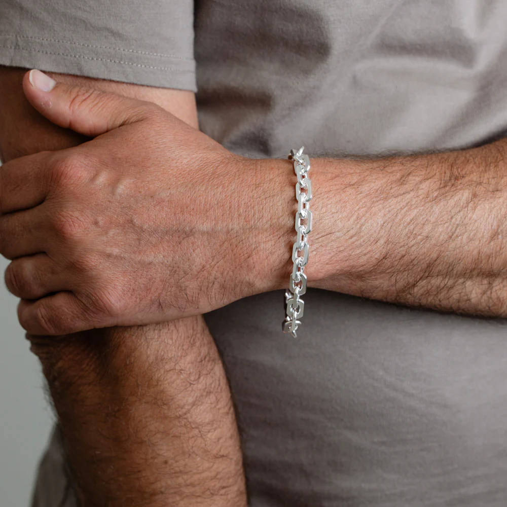 Sterling Silver Link Chain Bracelet - Image 4