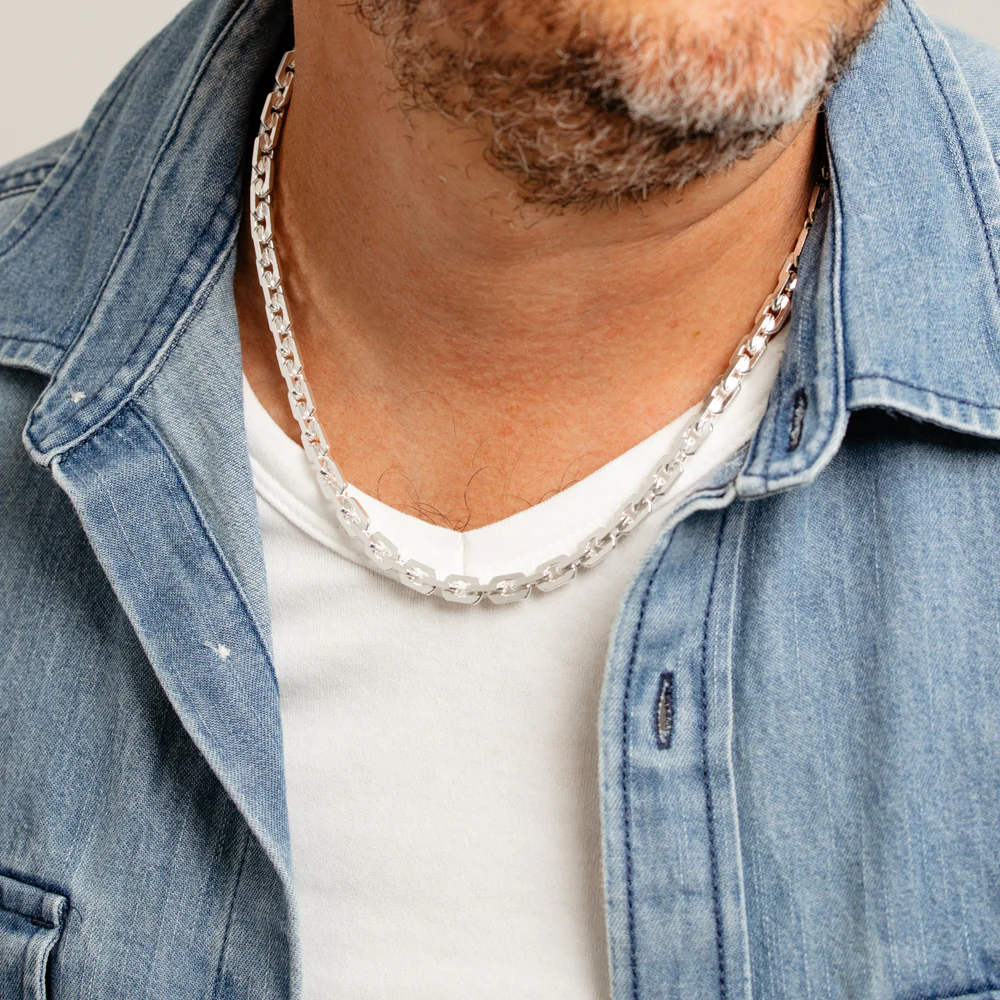Sterling Silver Link Chain Necklace - Image 4