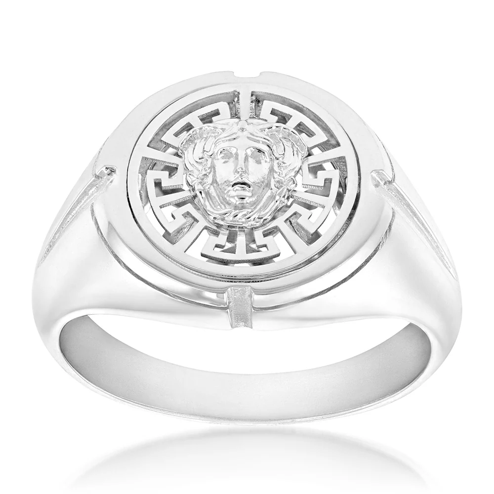 Sterling Silver Medusa Fancy Ring - Image 2
