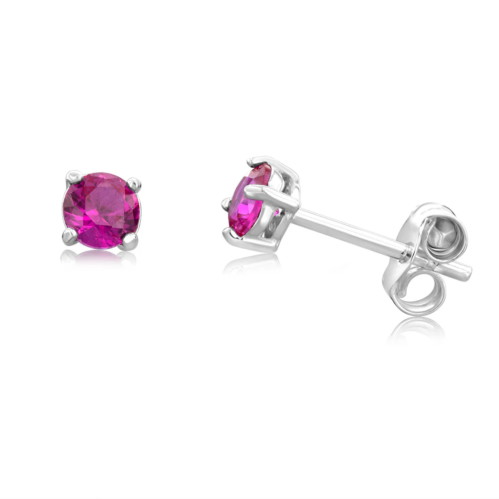 Sterling Silver Multi-Coloured Cubic Zirconia Stud Set - Image 2