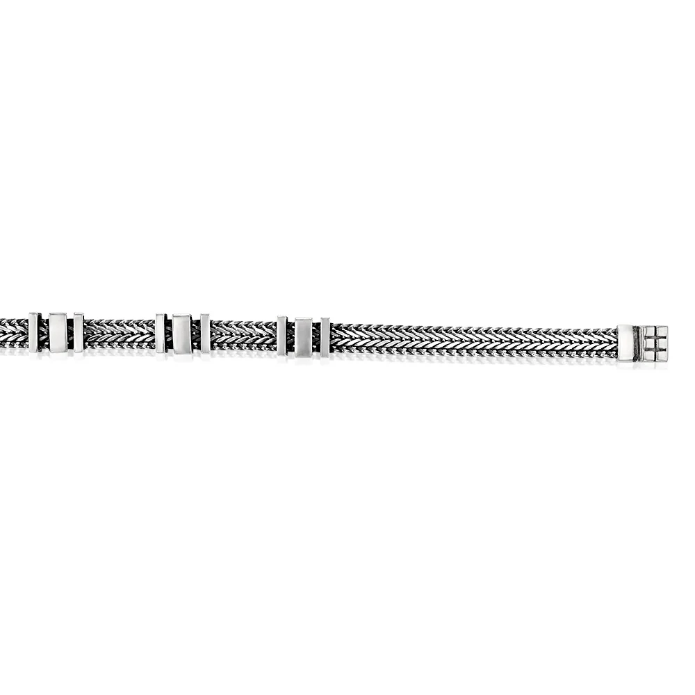 Sterling Silver Oxidised 20cm Bracelet - Image 2