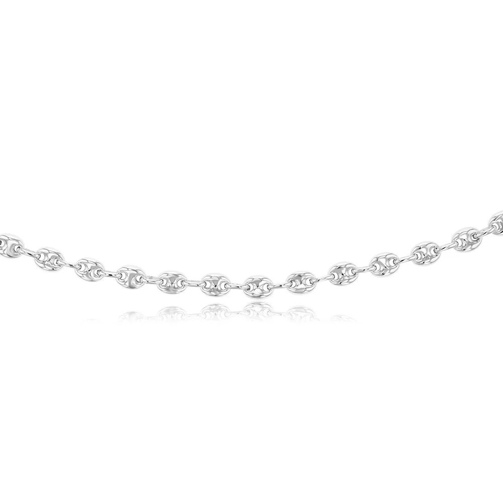 Sterling Silver Puff 50.5cm Chain - Image 2