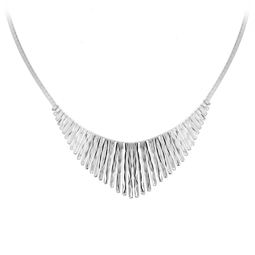 Sterling Silver Rhodium Plated Fancy 43cm Cleopatra Chain - Image 2