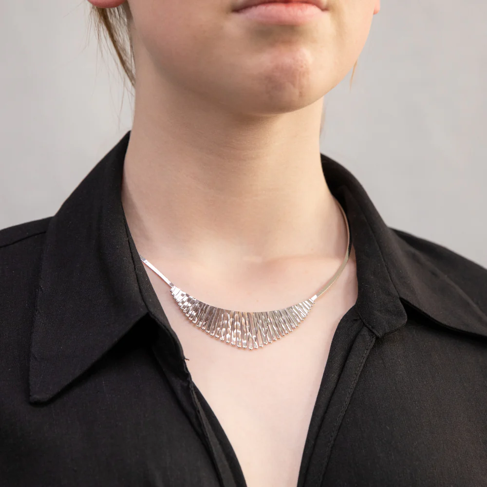 Sterling Silver Rhodium Plated Fancy 43cm Cleopatra Chain - Image 3