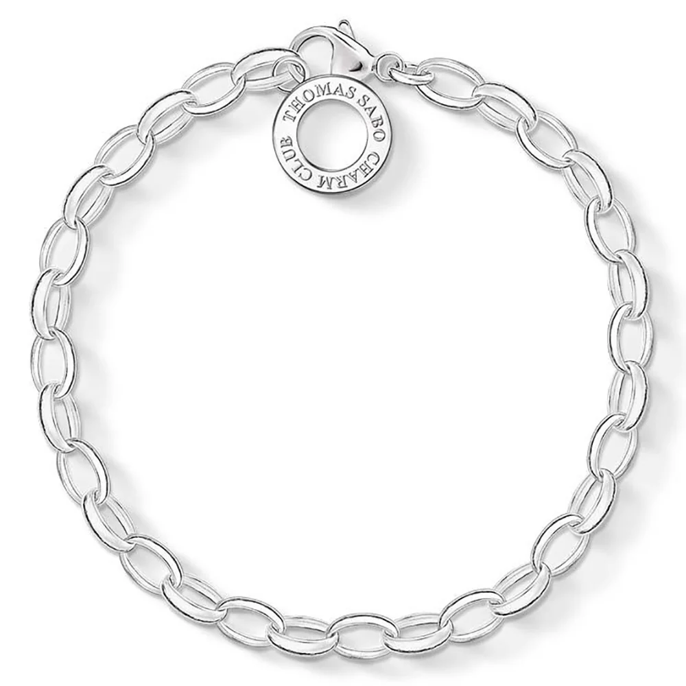Sterling Silver Thomas Sabo Charm Club Belcher 17cm - Image 2