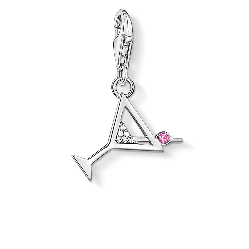 Sterling Silver Thomas Sabo Charm Club Cocktail Glass - Image 2