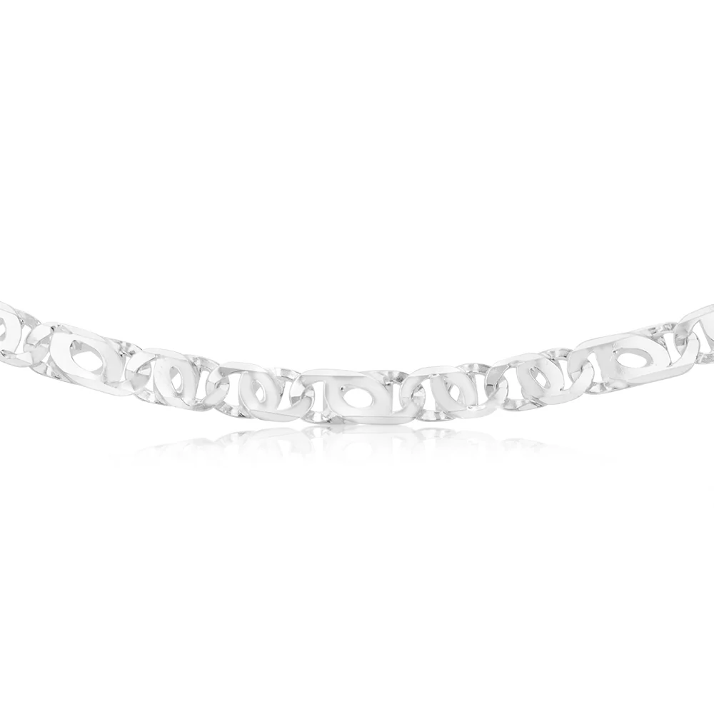 Sterling Silver Tiger Eye 200 Gauge 50cm Chain - Image 2