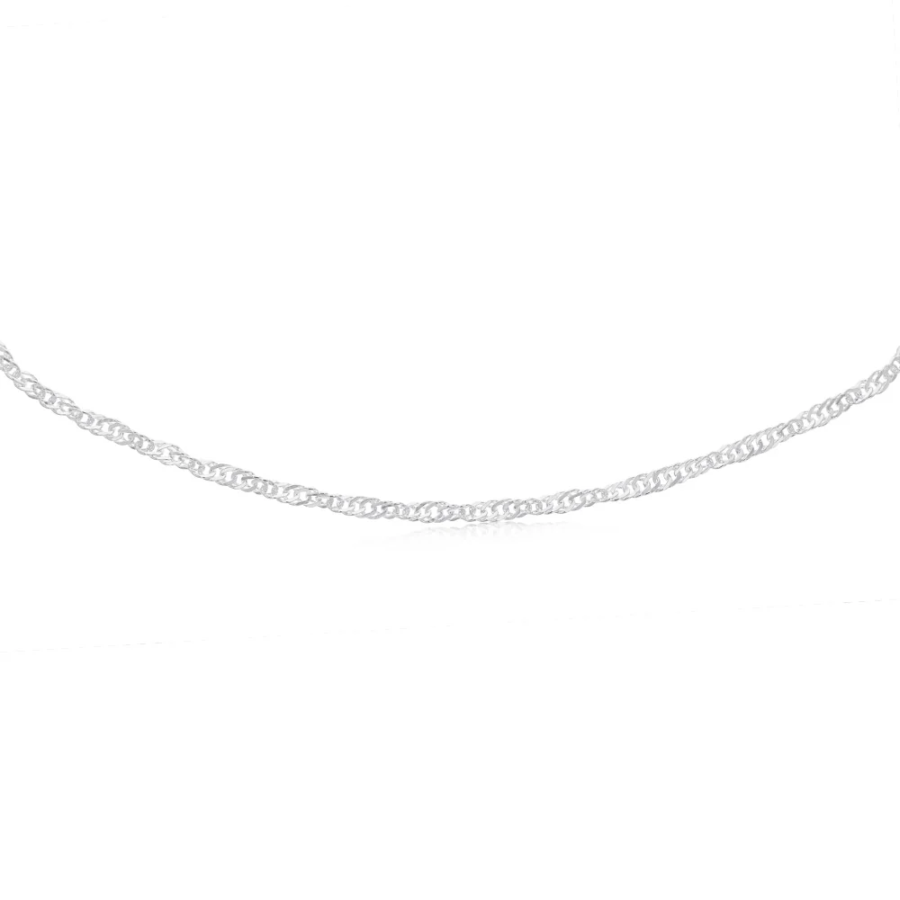 Sterling Silver Twist Curb Chain - Image 2