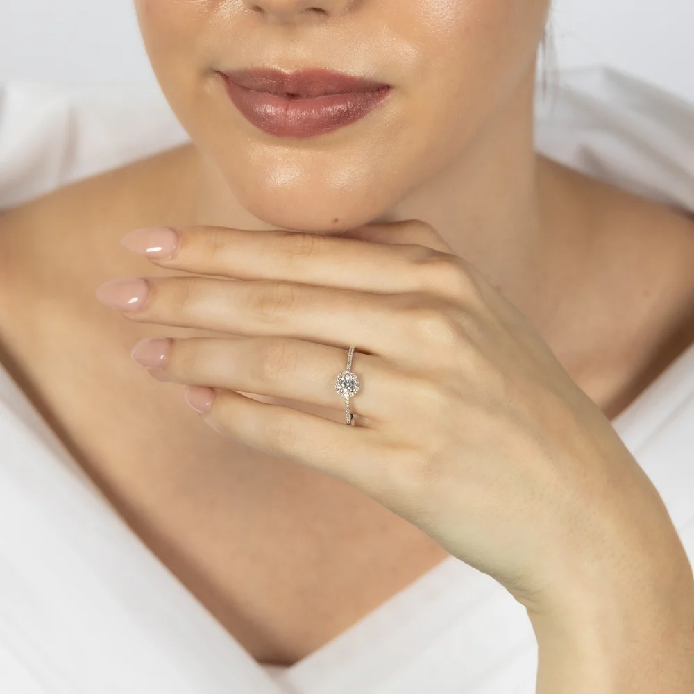 Sterling Silver White Cubic Zirconia Ring - Image 3