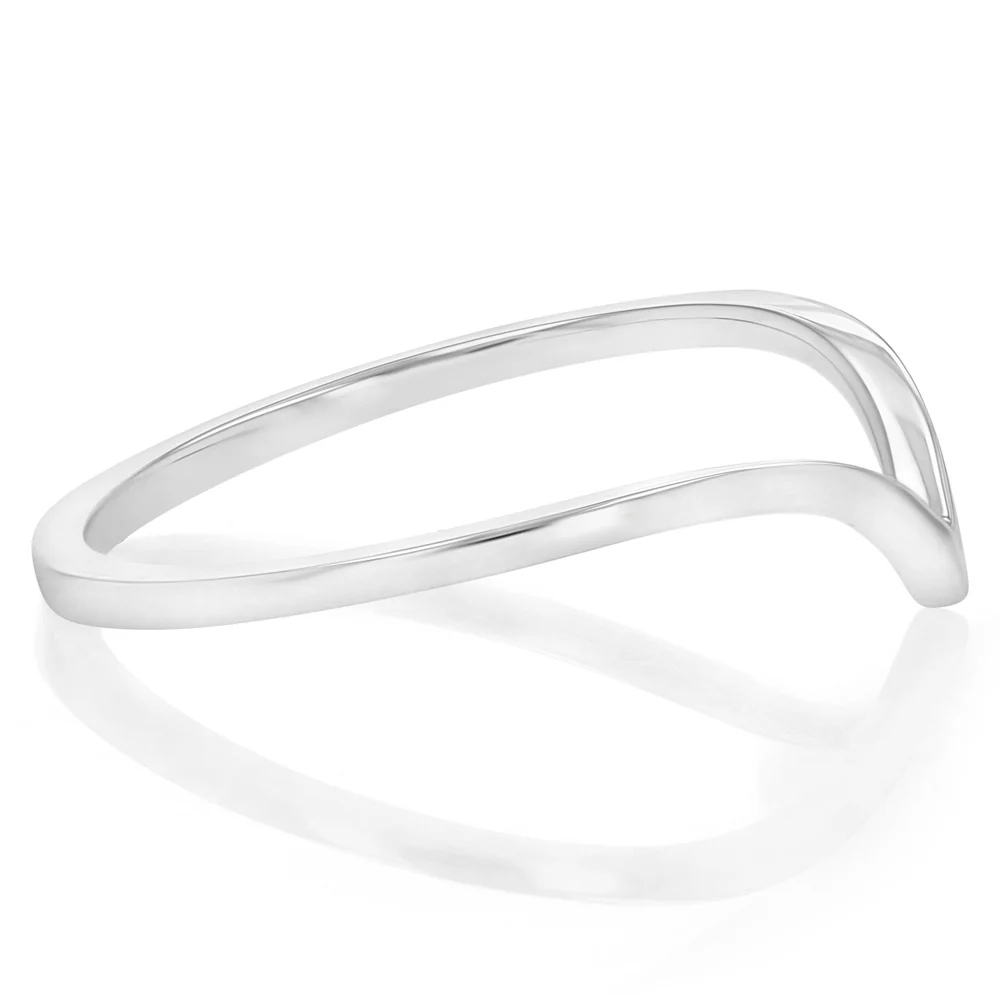 Sterling Silver Wishbone Ring - Image 2