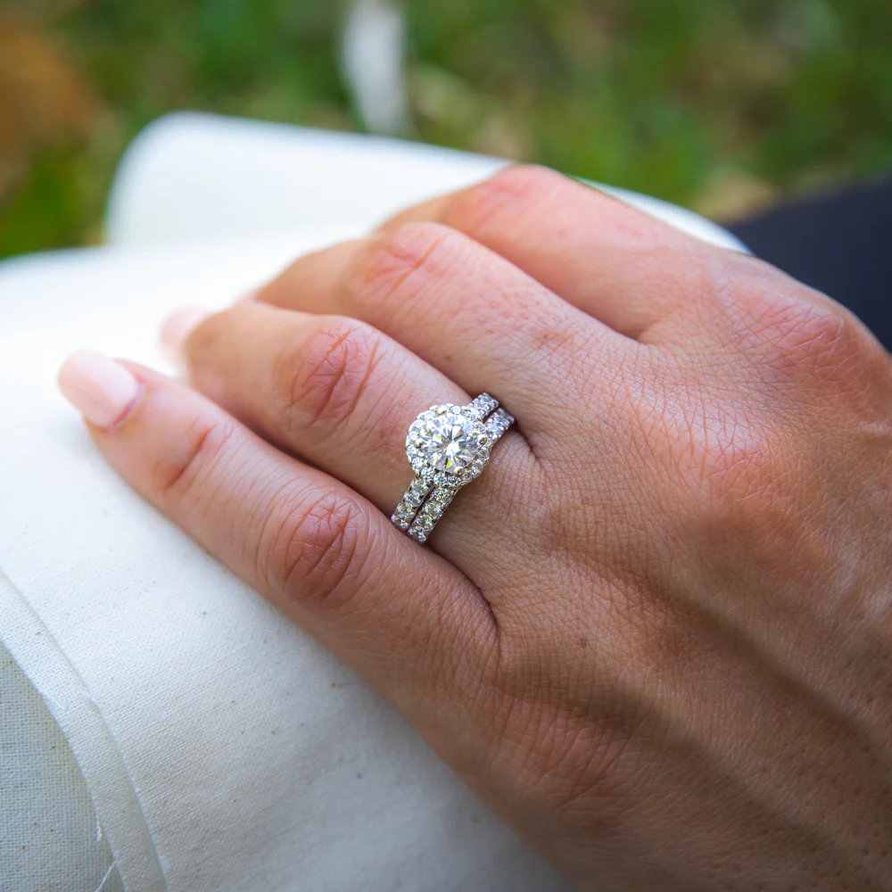 Sterling Silver Zirconia 2 Ring Set - Image 3