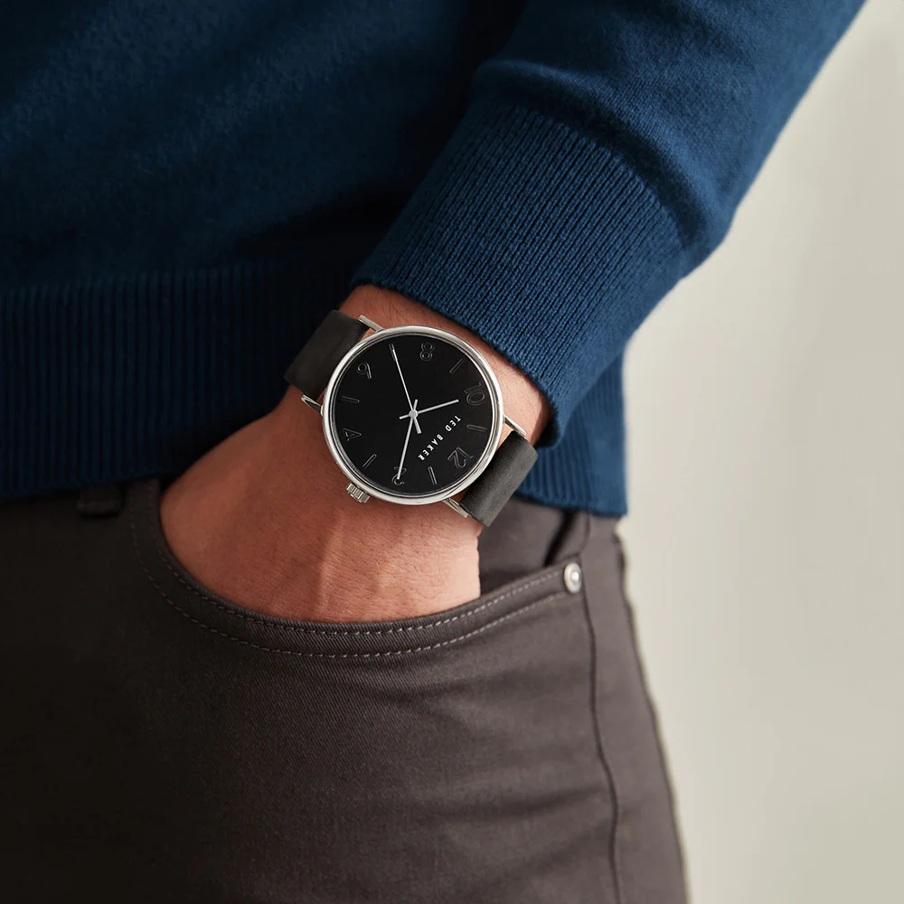 Ted Baker BKPPGF113 Phylipa Black Leather Mens Watch - Image 3