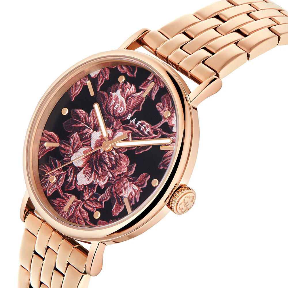 Ted Baker BKPPHF207 Phylipa Bloom Rose Tone Womens Watch - Image 2