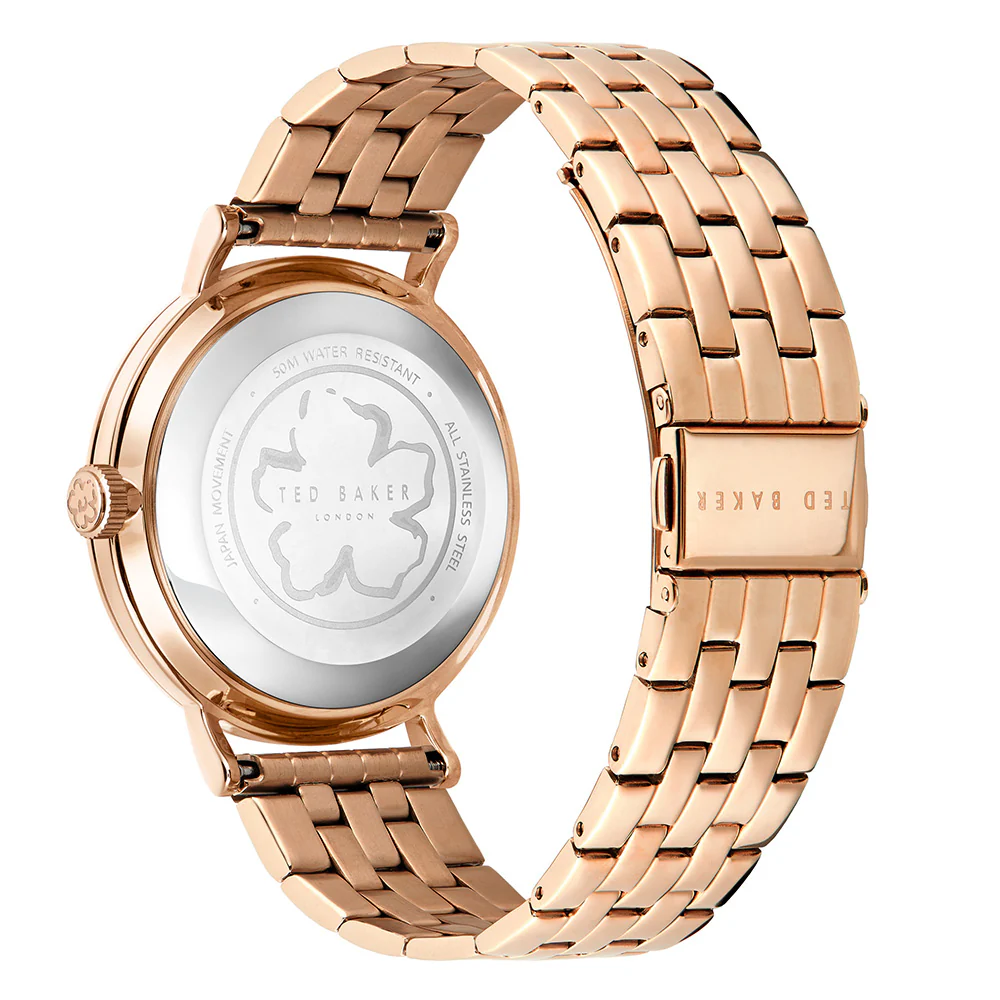 Ted Baker BKPPHF207 Phylipa Bloom Rose Tone Womens Watch - Image 3