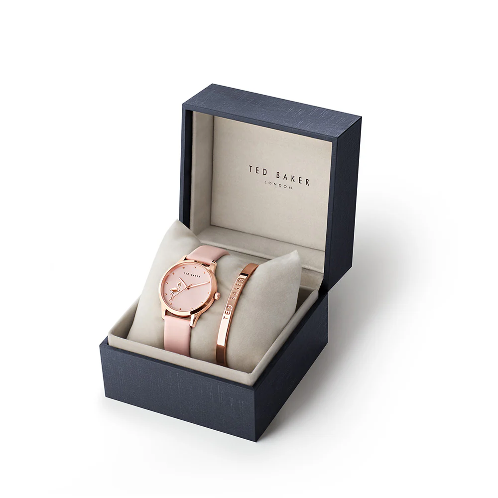 Ted Baker TWG02500 Fitzrovia Flamingo Womens Watch Boxset with Bangle - Image 3