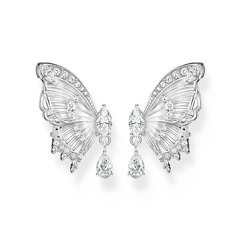 Thomas Sabo Blooming Skies Butterfly CZ Earrings - Image 2
